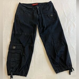 GUESS Vintage Y2K Cargo Capri Pants, Stretch, Size 32